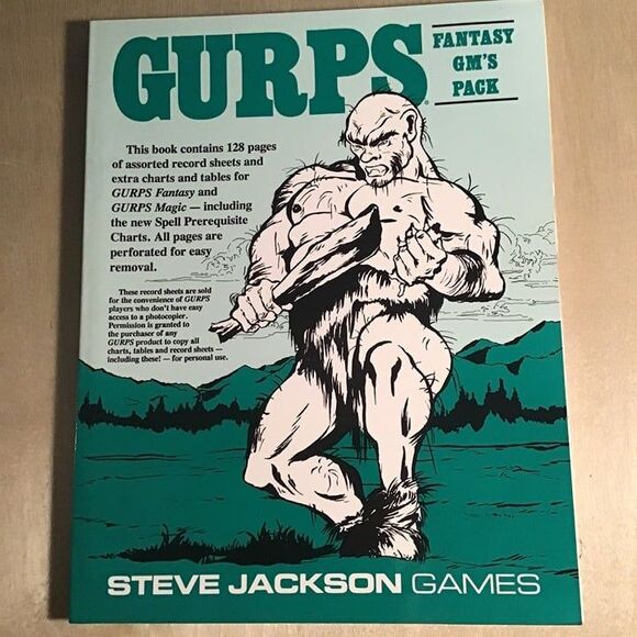 GURPS Fantasy GM's Pack Steve Jackson Games - Picture 1 of 2